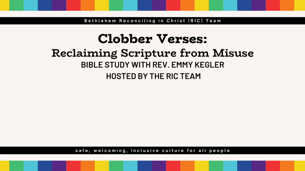 Clobber Verses Bible Study carousel